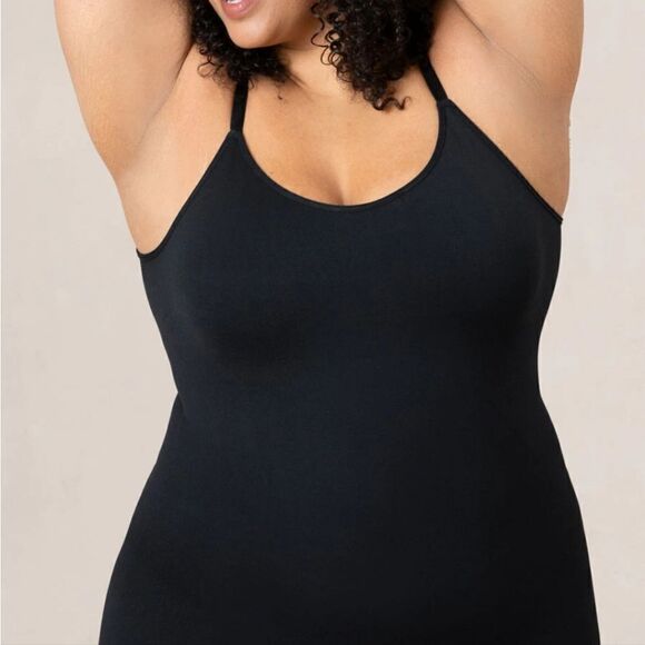 NWT Empetua All Day Every Day Scoop Neck Cami Black - Picture 1 of 7